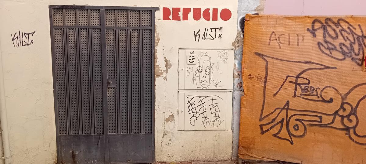 Refugio de la calle Serranos de València.