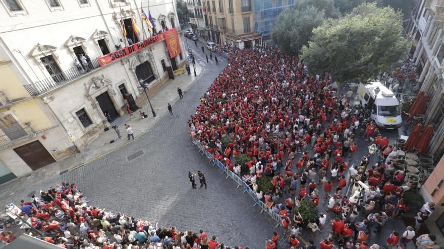 Pure Freude: Real Mallorca feiert in Palmas Innenstadt den Aufstieg