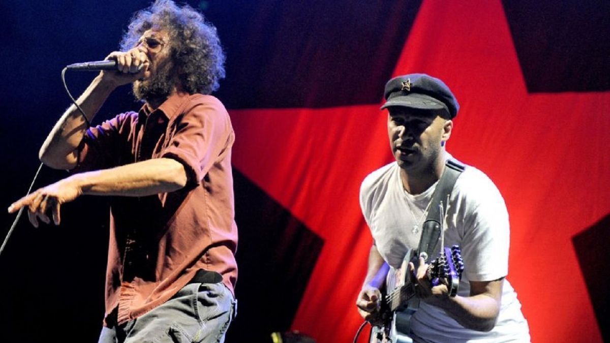 Rage Against The Machine, durante una actuación.