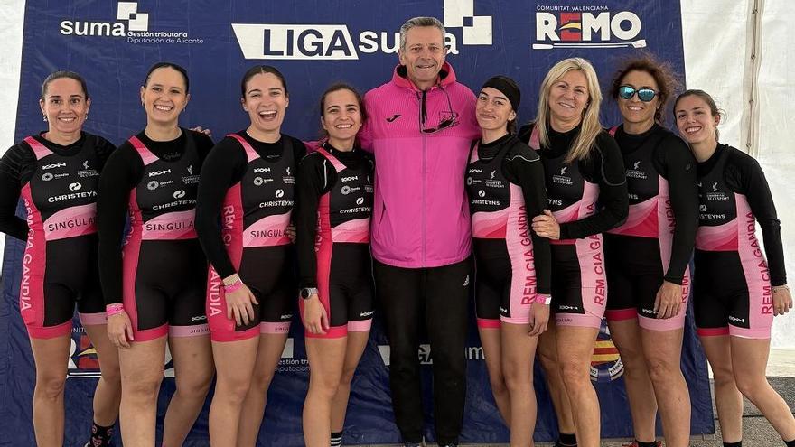 Las féminas del Club Cia Gandia, en el autonómico