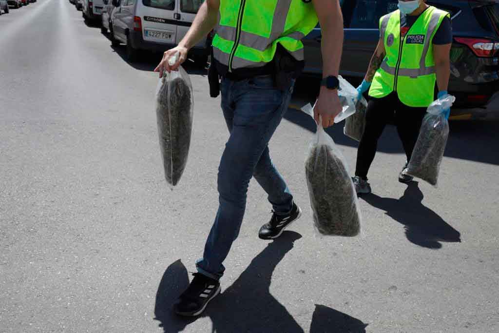 Operación antidroga en Palma