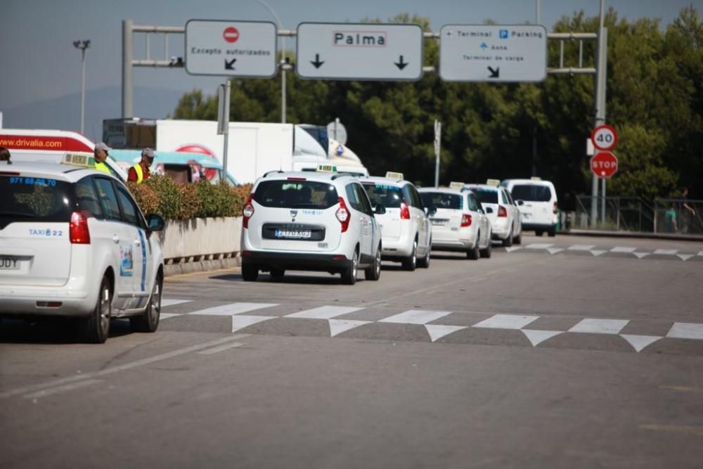 Huelga de taxis en Mallorca