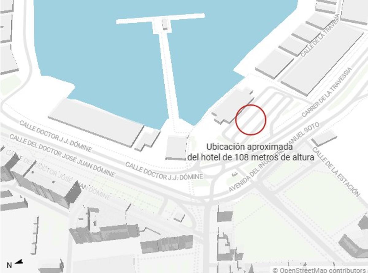 El 'Baluarte de la Marina' se construirá junto al Edificio del Reloj