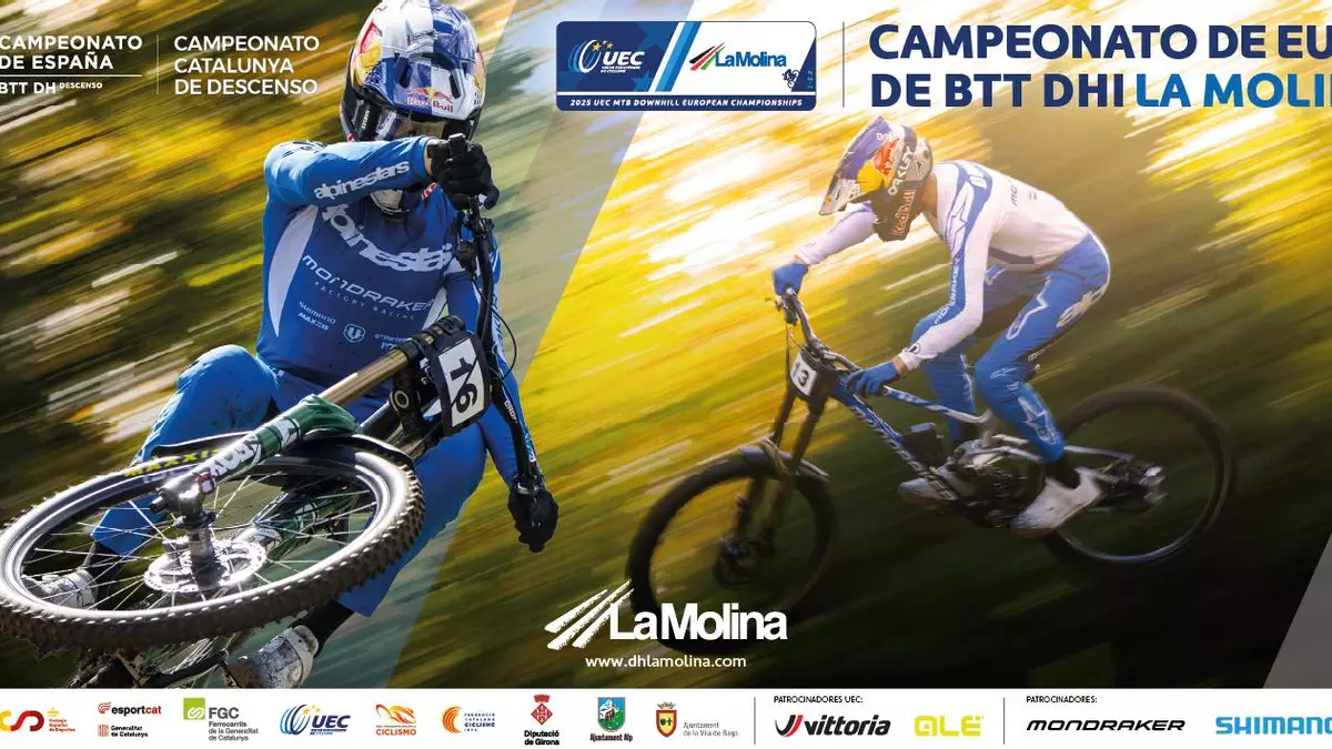 Campeonato de España y de Europa de Descenso BTT 2025 en La Molina: pruebas, fechas y horarios