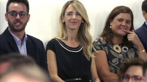 Cayetana Álvarez de Toledo, en la reunión de la Junta Directiva Nacional del PP.