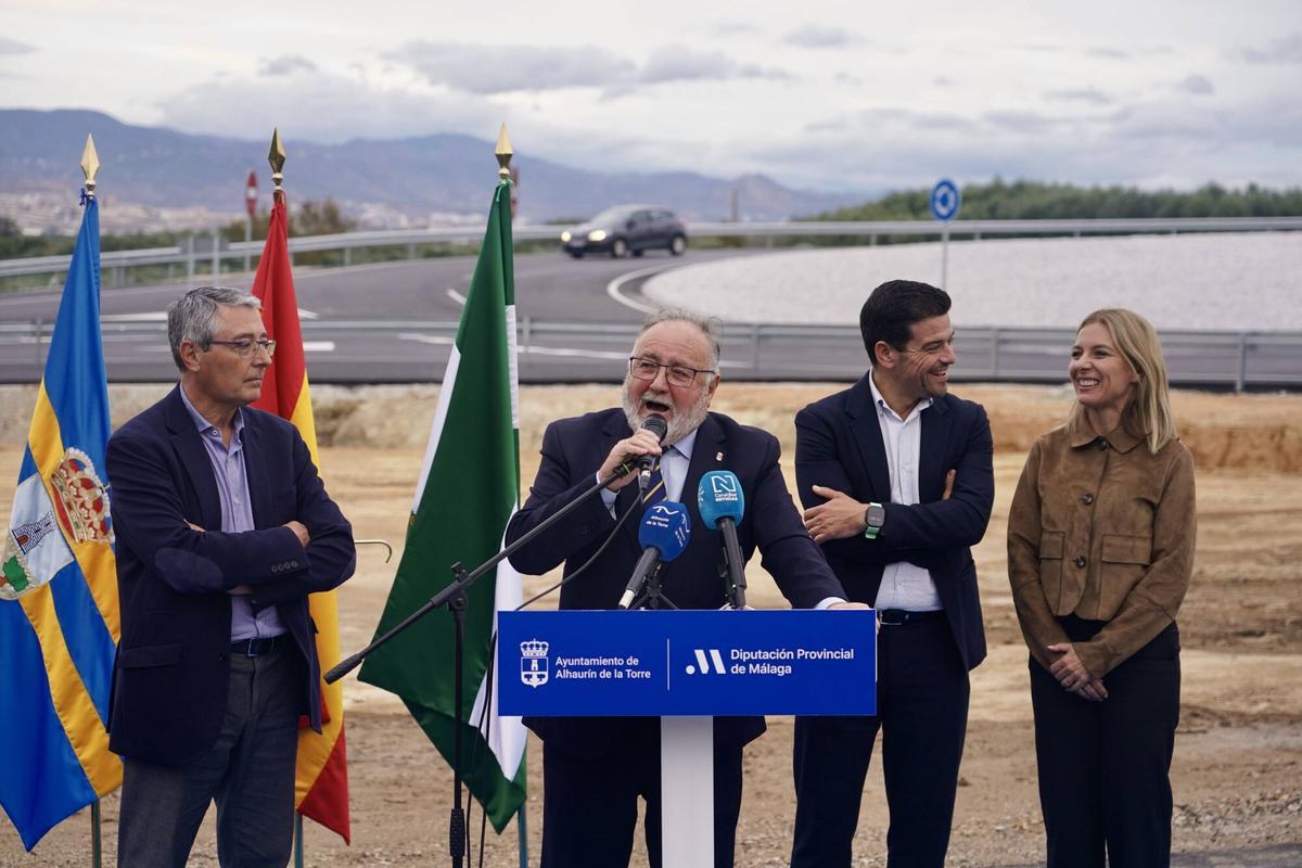 Inauguración del nuevo vial de acceso de Alhaurín de la Torre a la hiperronda