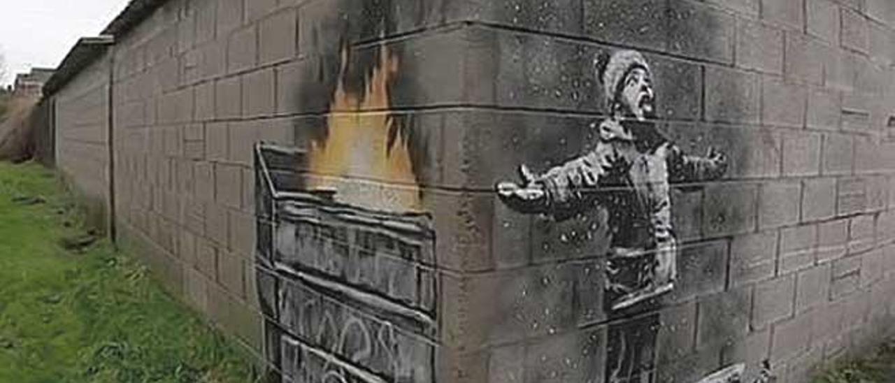 Darrer grafiti de Bansky.