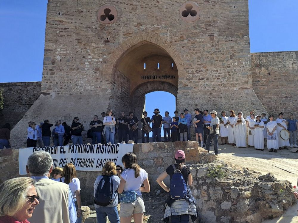 Movilización por una mayor inversión en el Castillo de Sagunt