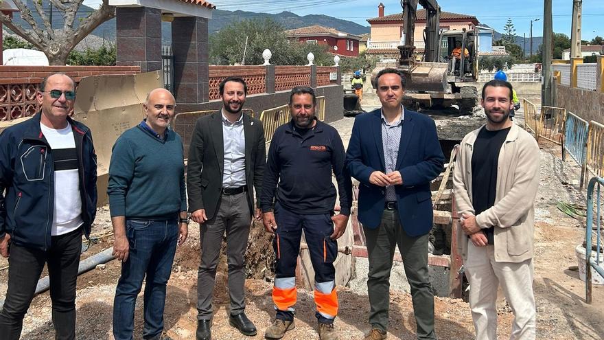 La reparación de la tubería dañada de la Marjaleria de Castelló finalizará en mayo