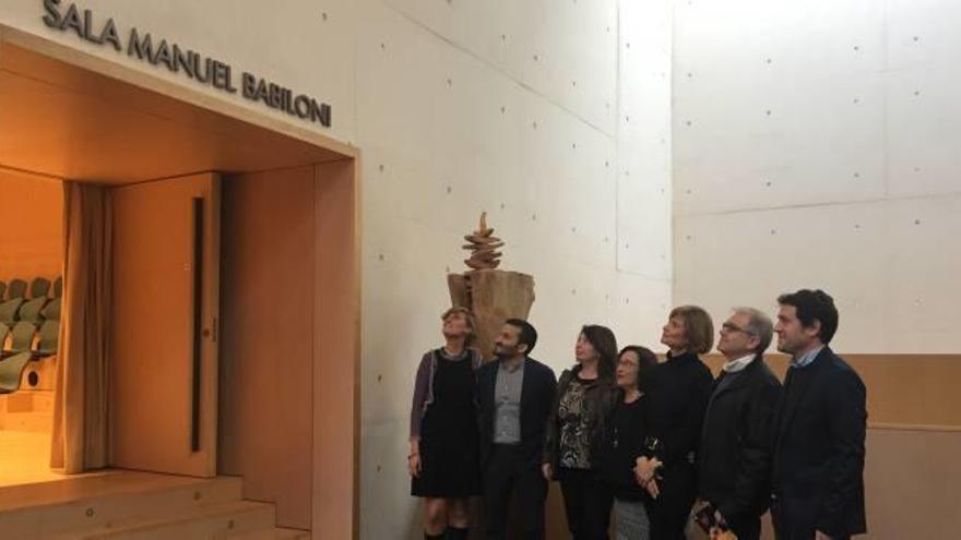 La Generalitat homenajea a Babiloni y da su nombre a la sala de Cámara del Auditorio