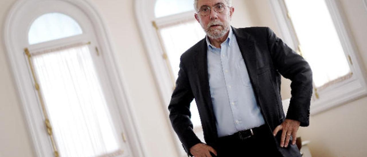 Paul Krugman, la pasada semana en la Fundación Rafael del Pino de Madrid.