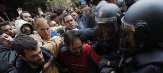 La Abogacía pide imputar a manifestantes del 1-O
