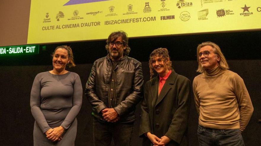 Ríos, Herrero, Elena Molina y Miquel Costa, en Barcelona. | IBIZACINEFEST