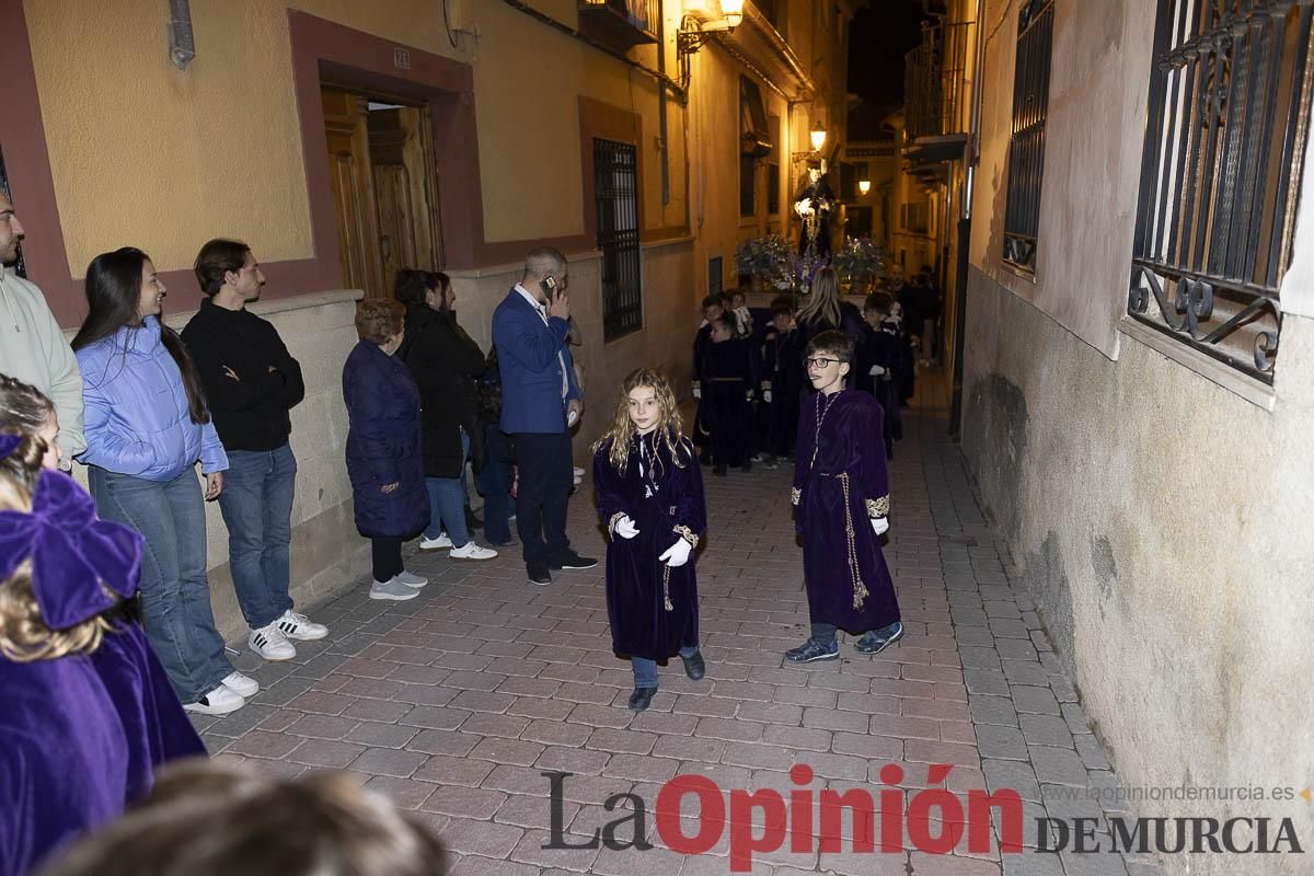 Los niños toman las calles de Caravaca en la procesión de Lunes Santo
