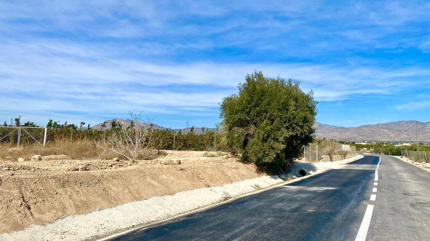 Albatera renueva un tramo del camino a Serralba