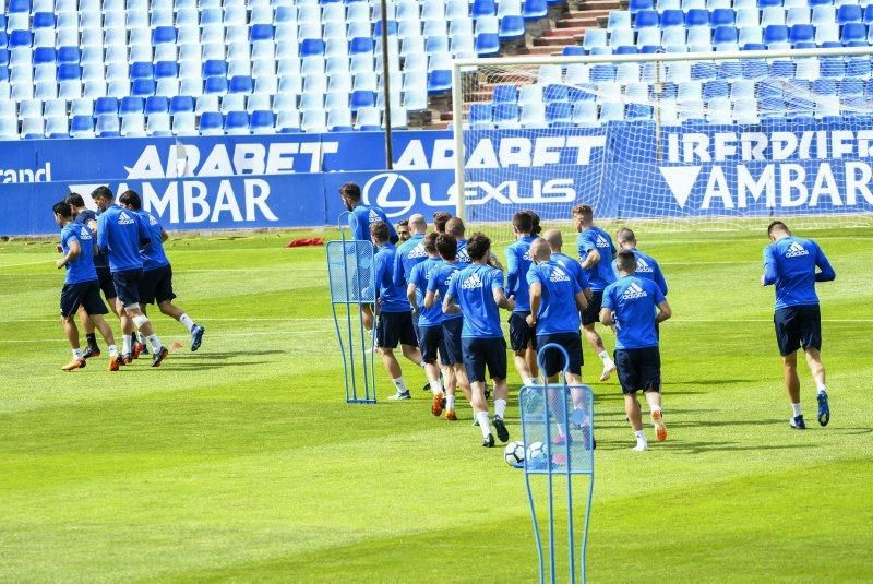 Entrenamiento del Real Zaragoza