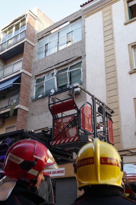 Derrumbe de una casa en Murcia