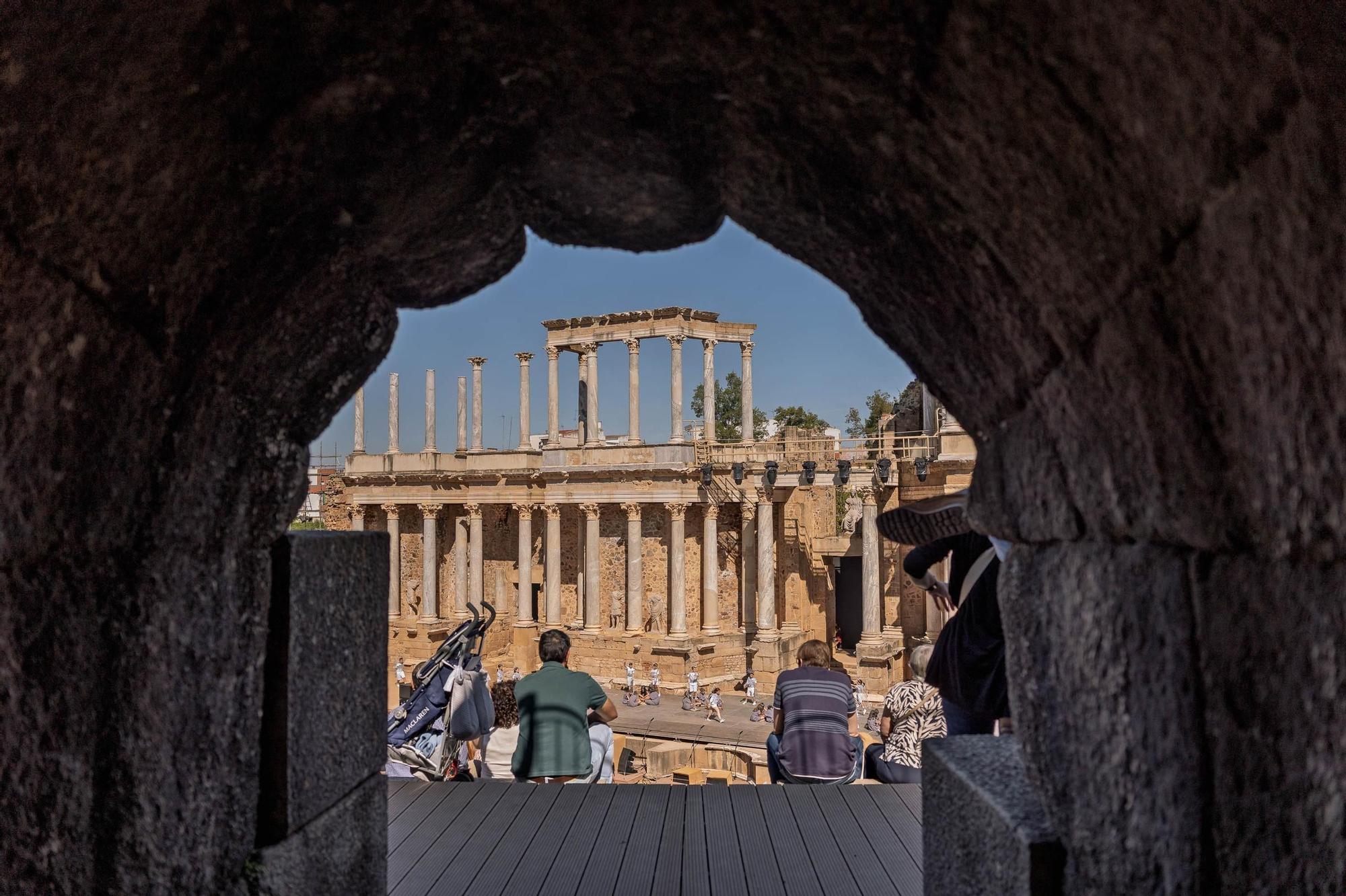 Fotogalería | Los escolares toman el Teatro Romano en Emerita Lvdica