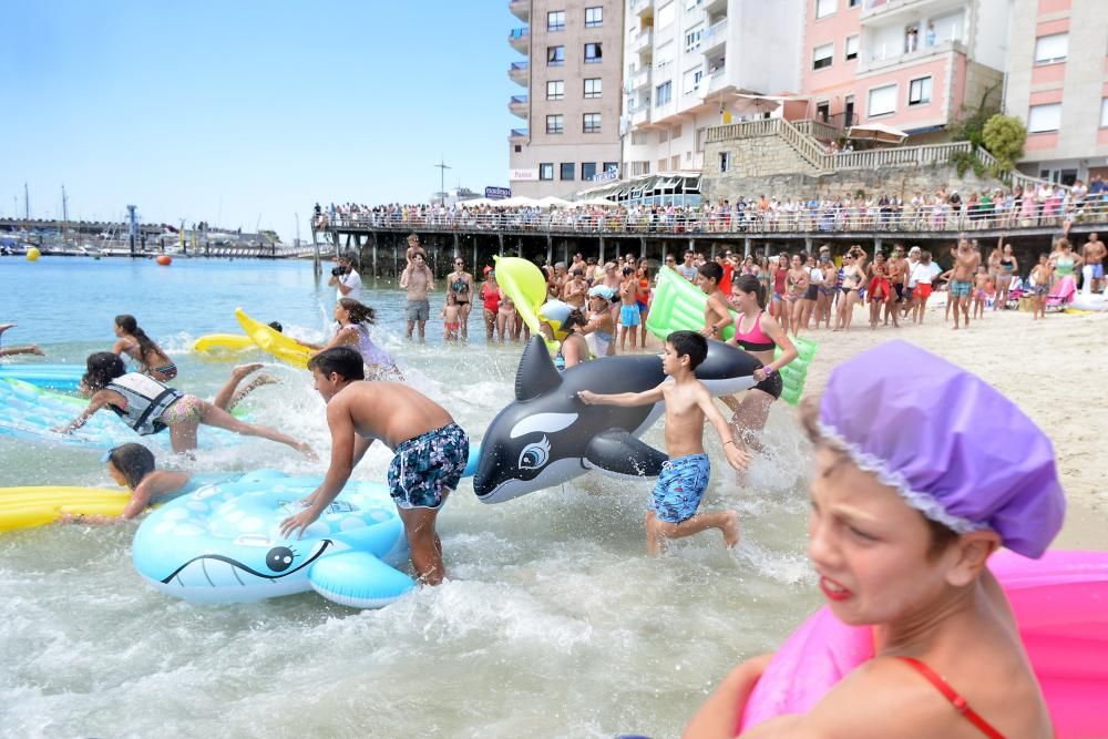 Un año más, y van nueve, se celebra el Campeonato Mundial de Colchonetas de Sanxenxo