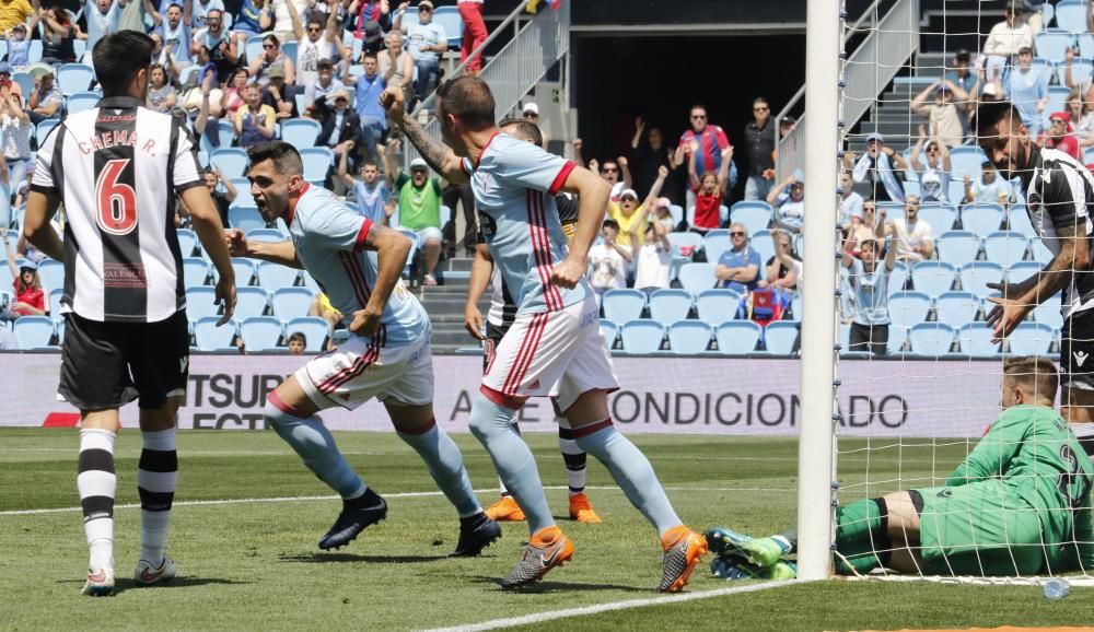 Las fotos del último partido de Liga en Balaídos entre el Celta y el Levante