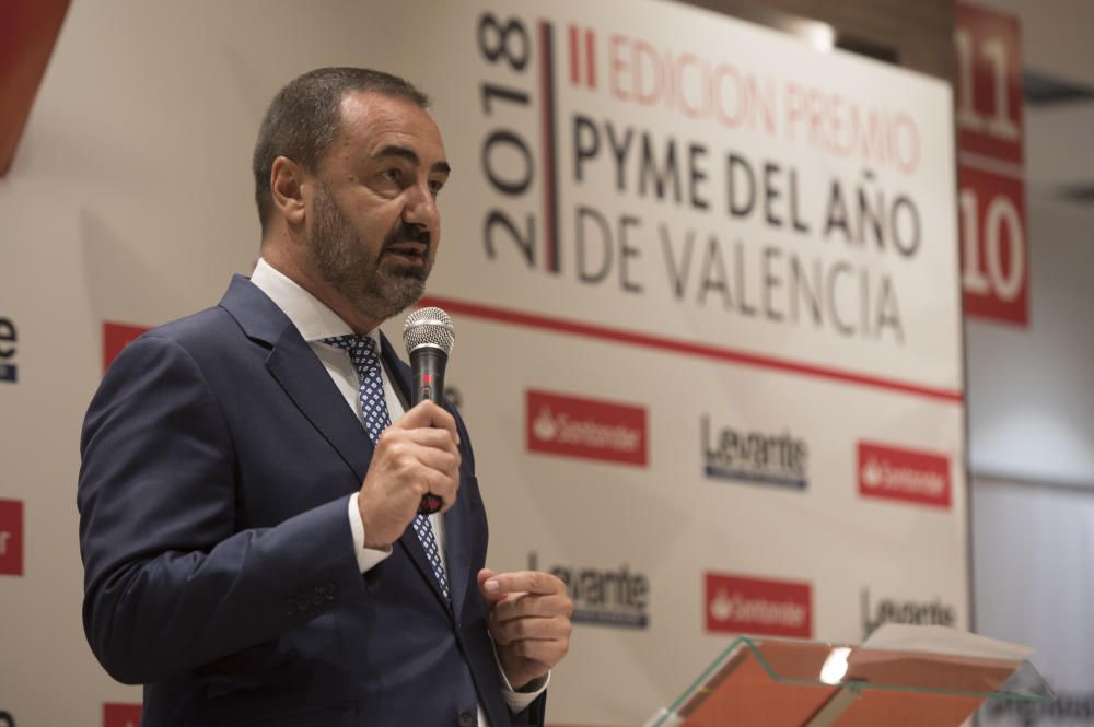 Premios Santander a la Pyme del Año de València 2018 junto a la Cámara de Comercio y en colaboración con Levante-EMV