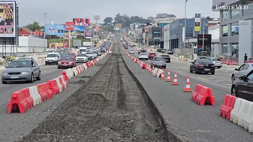 La avenida de Madrid empieza a parecer otra: adiós a la medianera entre carriles