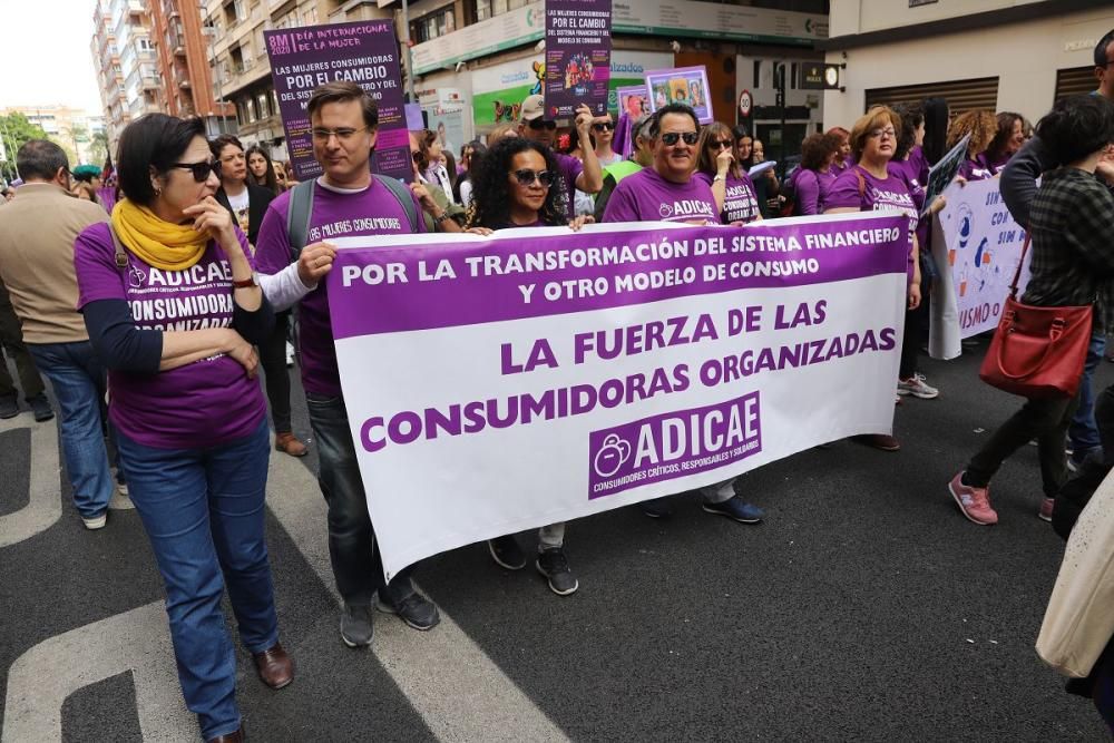 8M en Murcia: Manifestación de la mañana