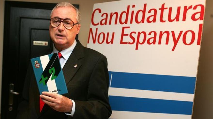 Claudio Biern Boyd, en su candidatura a presidente del Espanyol en 2006.