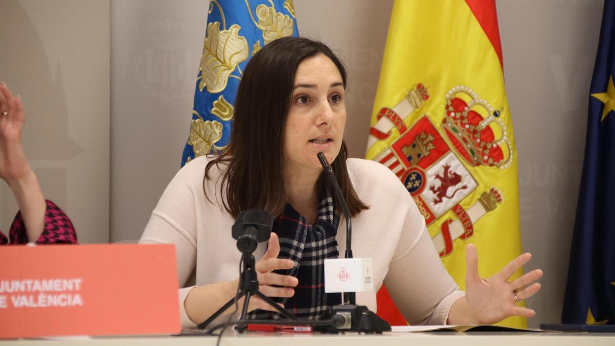 Elisa Valía, concejala socialista en el Ayuntamiento de València