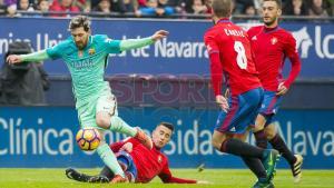 Osasuna, 0 - FC Barcelona, 3