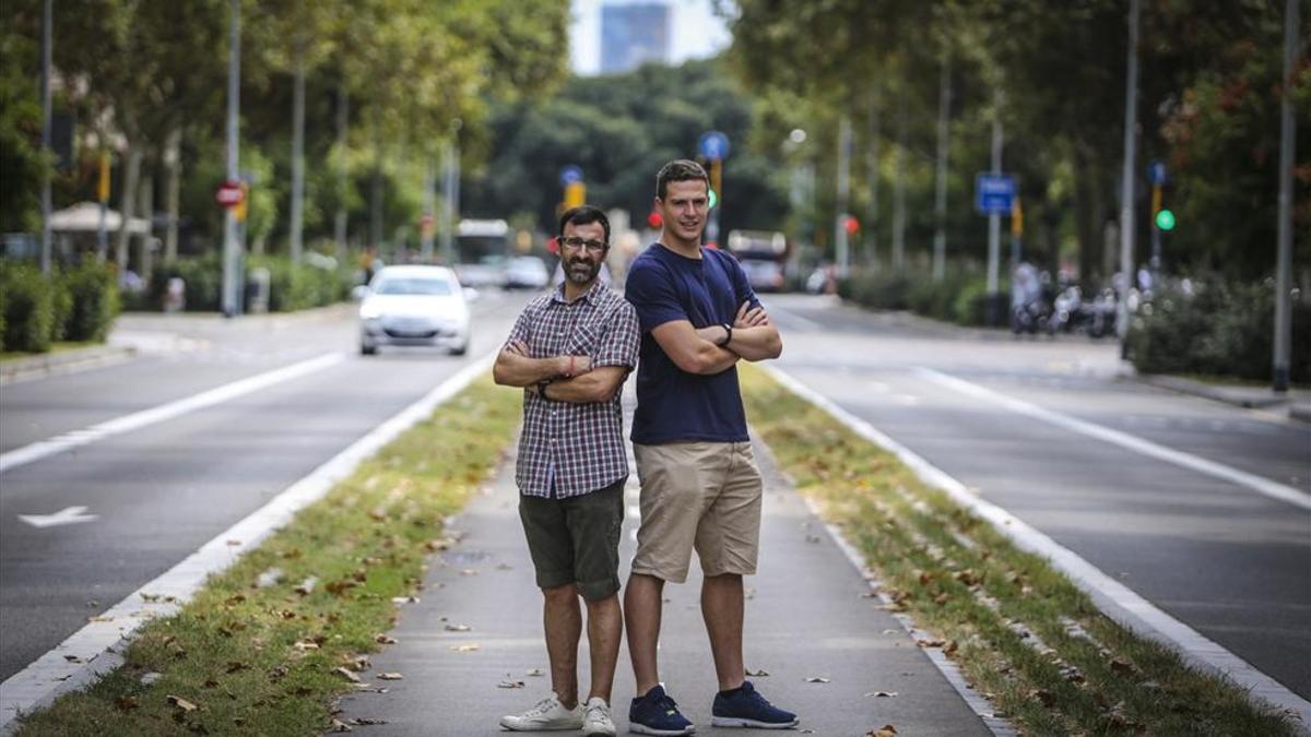 Joan Saubich y Chuso García Bragado, en Barcelona