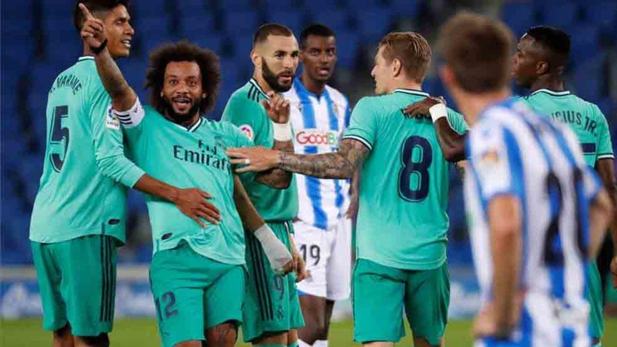 La Real Sociedad reaccionó a la derrota ante el Real Madrid