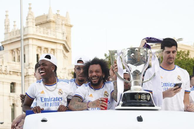 Las imágenes de la celebración del 35º título de liga del Real Madrid