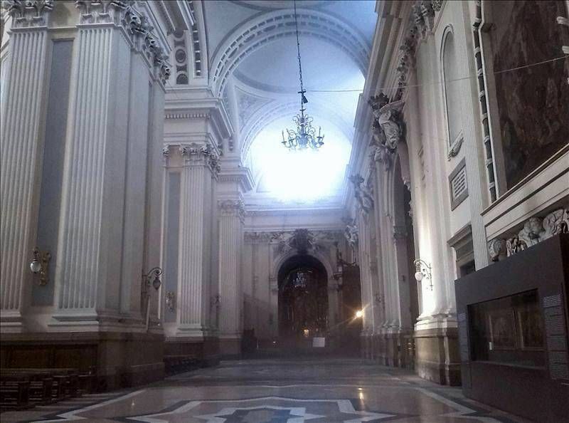 Fotogalería: Explosión en el interior de la basílica del Pilar