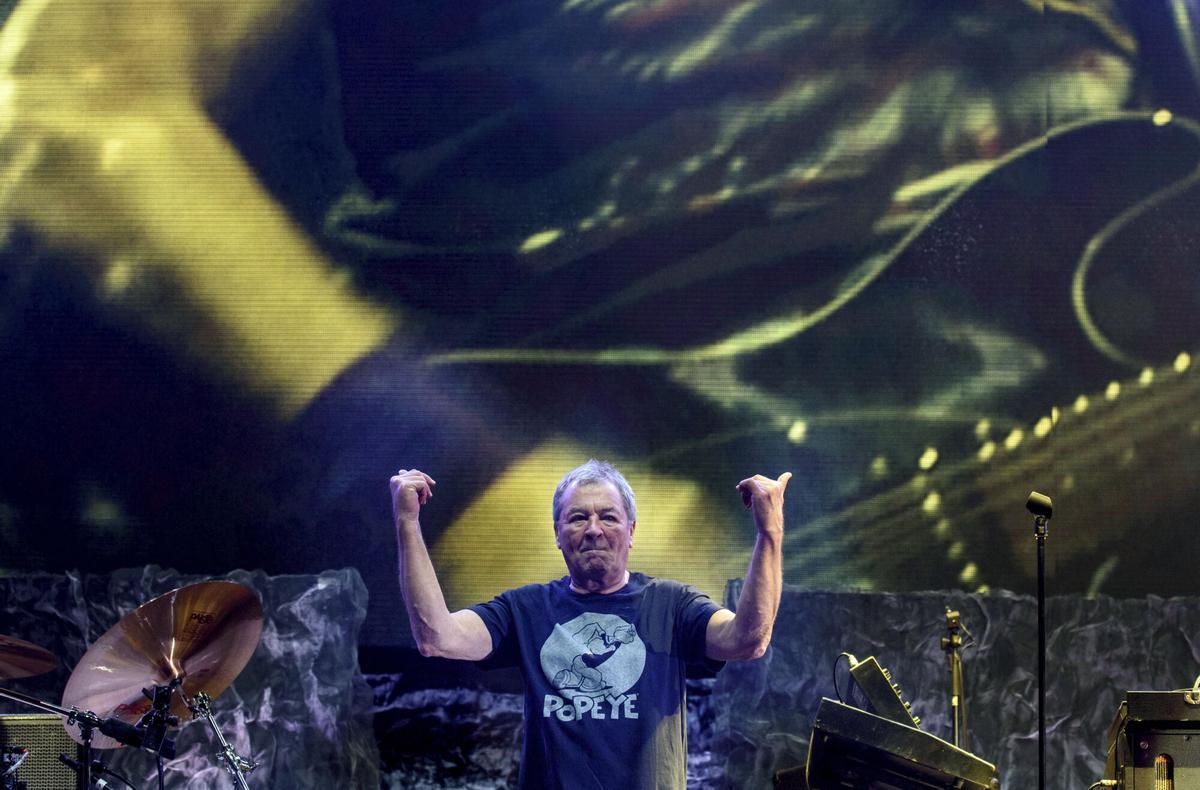 El cantante de la banda británica Deep Purple, Ian Guillan, durante el concierto que ofreció este pasado verano en Barakaldo, en el Bilbao Exhibition Centre.