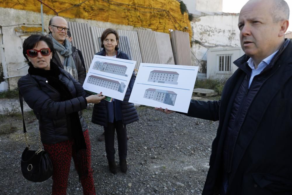 Visita al edificio de Tabacalera