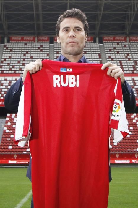 Presentación de Rubi como nuevo entrenador del Sporting