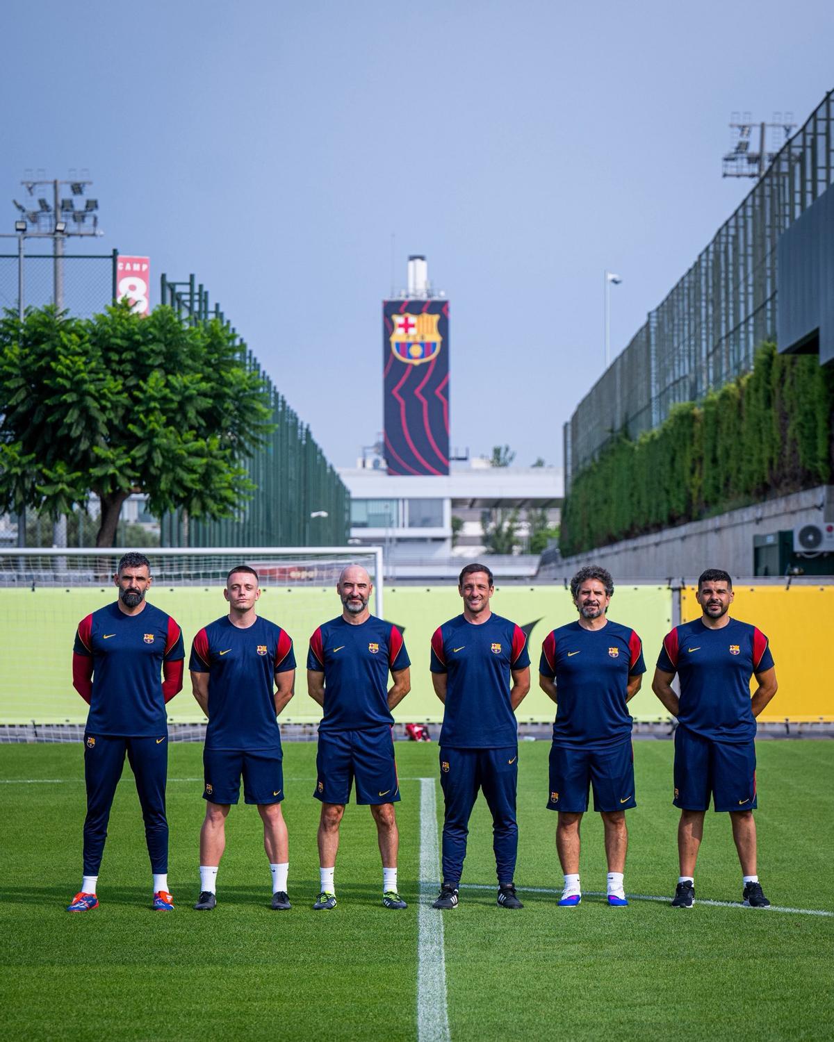 El cuerpo técnico del Barça Atlètic para la temporada 2026/27