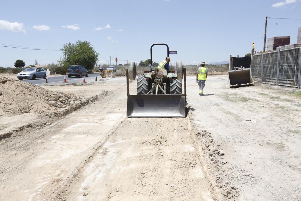 Las obras del carril bici al Parque Empresarial, e