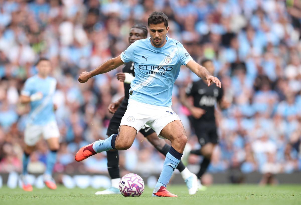 Rodri, jugador del Manchester City en Reino Unido