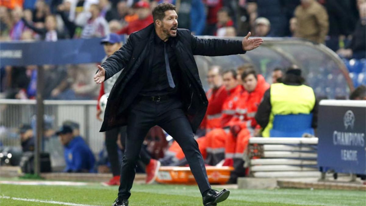 Diego Simeone, entrenador del Atlético