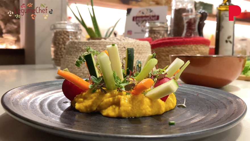 Hummus de garbanzo por Xavier Pellicer