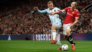 Van de Beek, jugador del Manchester United