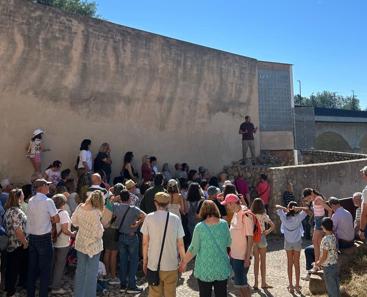 Una de las visitas.