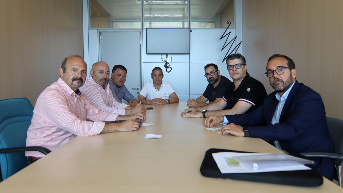 La reunión mantenida entre el sector y el Ayuntamiento de Benidorm.