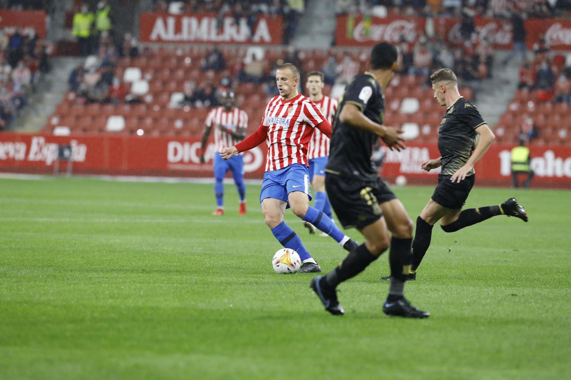 En imágenes: así fue el partido entre el Sporting y el Alcorcón