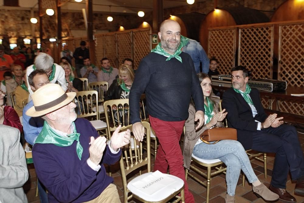 Gala de entrega de premios de "Gijón de sidra" en el Llagar de Castiello