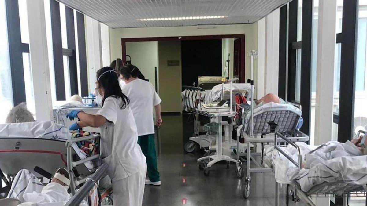 Imagen de archivo de pacientes en el Hospital Universitario Insular de Gran Canaria.