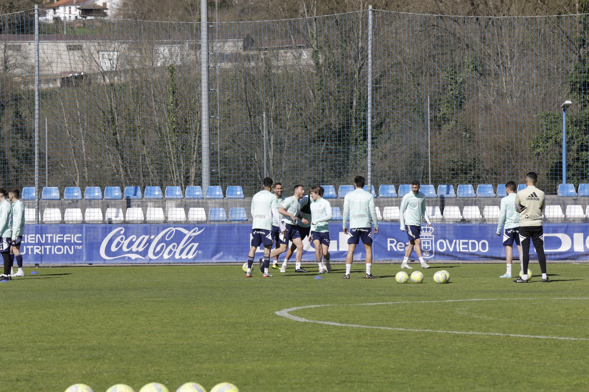 EN IMÁGENES: el entrenamiento del Oviedo