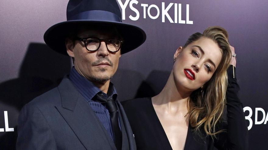 Johnny Depp y Amber Heard.